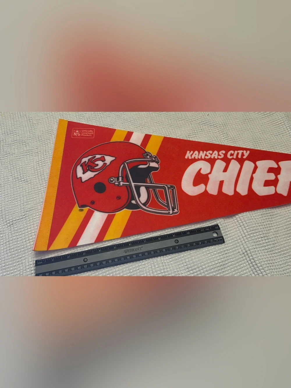 Kansas City Chiefs Throwback Vintage Retro Pennant Vintage Wincraft